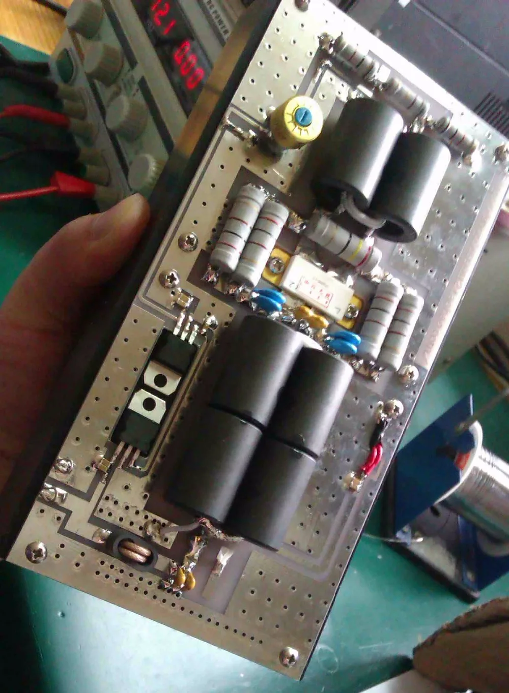 

2MHz-40MHz 50w 12-15V HF power amplifier Shortwave Power Amplifier Broadband RF Amplifier