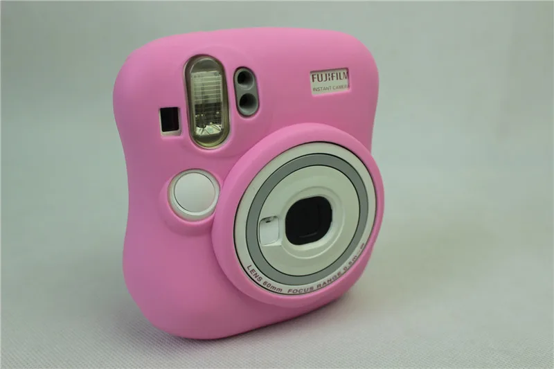 Новый чехол для видеокамеры сумка ПВХ силиконовый камеры Fuji Fujifilm Instax Mini 25
