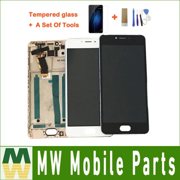 1 шт./лот для Meizu M3S mini Y685C Y685Q Y685M Y685H ЖК-дисплей + сенсорный экран рамка черного