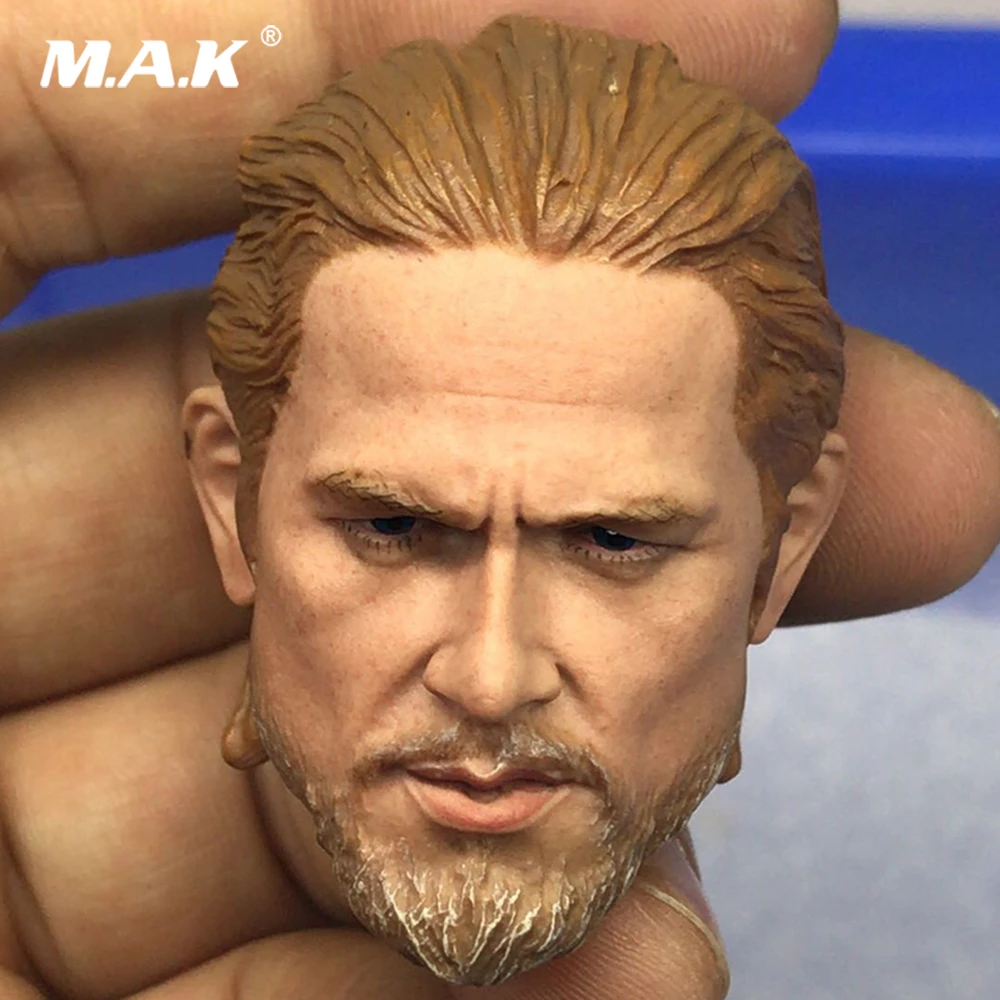 1:6 весы мужской головы лепить аксессуар Sons of Anarchy ханнэе голова резная модель для