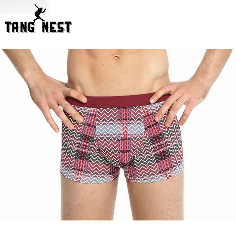 TANGNEST/Лидер продаж нижнее белье Для мужчин 2019 новая мода полосатый удобные мягкие
