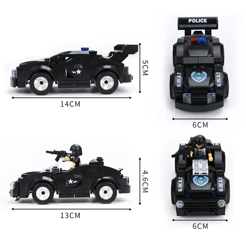 Детские развивающие строительные блоки игрушка Совместимость с legoingly city Special police