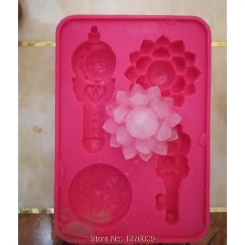 Sailor Moon DIY Форма ледяной кубик Шоколадница Сейлор Мун Кристалл Компактный