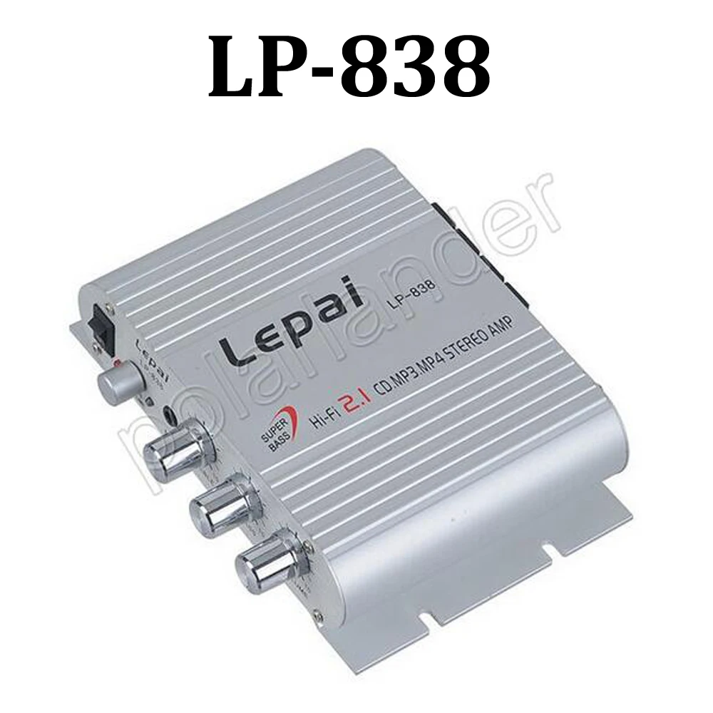 Мини усилитель 20WX3 RMS CD MP3 MP4 2 1 канала стерео аудио для автомобиля мотоцикла|amplifier