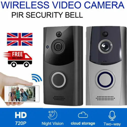 Умный WiFi беспроводной видео дверной звонок двухсторонний домофон камера ночного