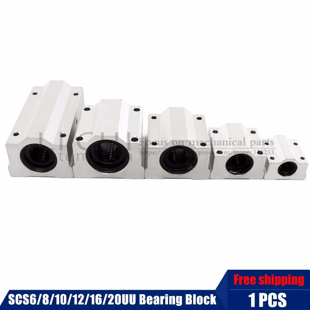 Бесплатная доставка SC6UU SCS6UU SCS8UU SCS10UU SCS12UU SCS16UU SCS20UU линейный шарикоподшипниковый