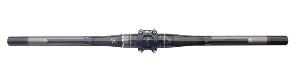 flat 8 matt FCFB-03 руль для горного велосипеда руль из углеродного волокна 3K полностью углеродный руль для велосипеда руль 31,8*620/640/660/680/700 мм MTB велосипеда запчасти для велосипедов - Цвет: flat 8 matt