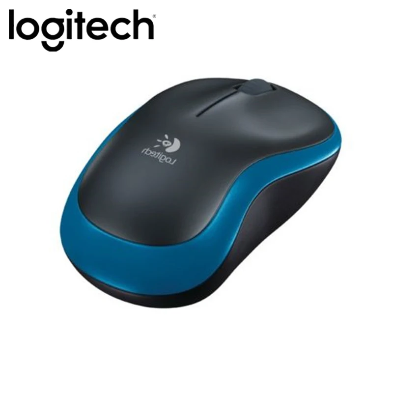 100% оригинальная беспроводная мышь Logitech M185 симметричный дизайн DPI офисный