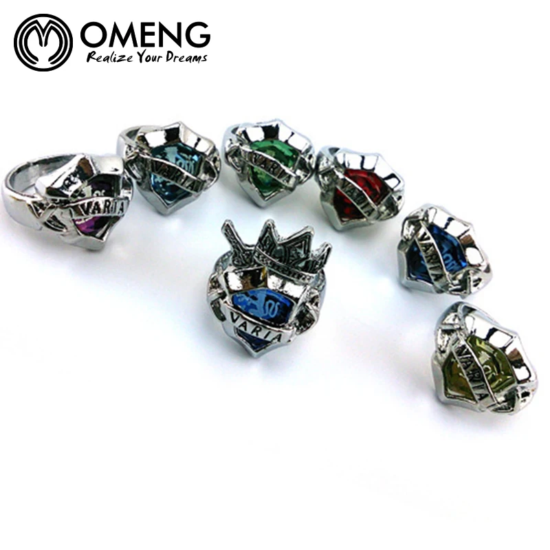 Omeng Горячая Аниме Katekyo Hitman Reborn Савада Tsunayoshi кольца Vongola комплект OJZ059|vongola rings set|ring