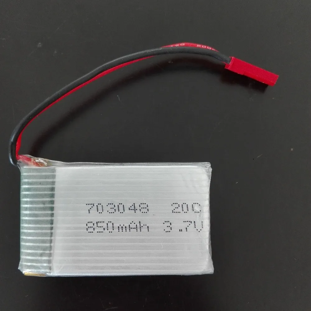 5 pcs 3 7 V 850 мА/ч 20C Lipo Батарея для Hubsan MJX X800 X300C X500 SYMA Wltoys V686G вертолет Дрон