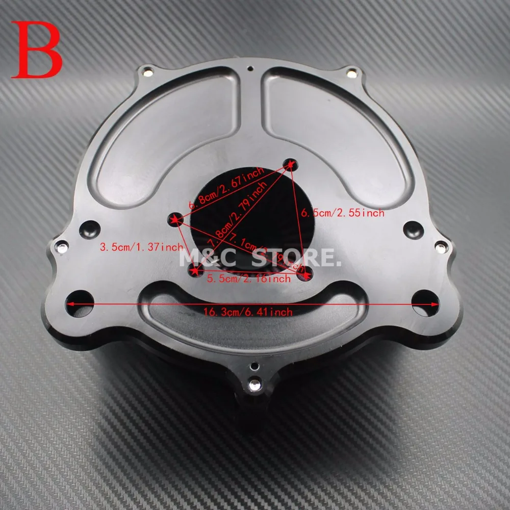 Мотоцикл воздухоочиститель Впускной фильтр системы для Harley Softail Touring Dyna Wide Glide