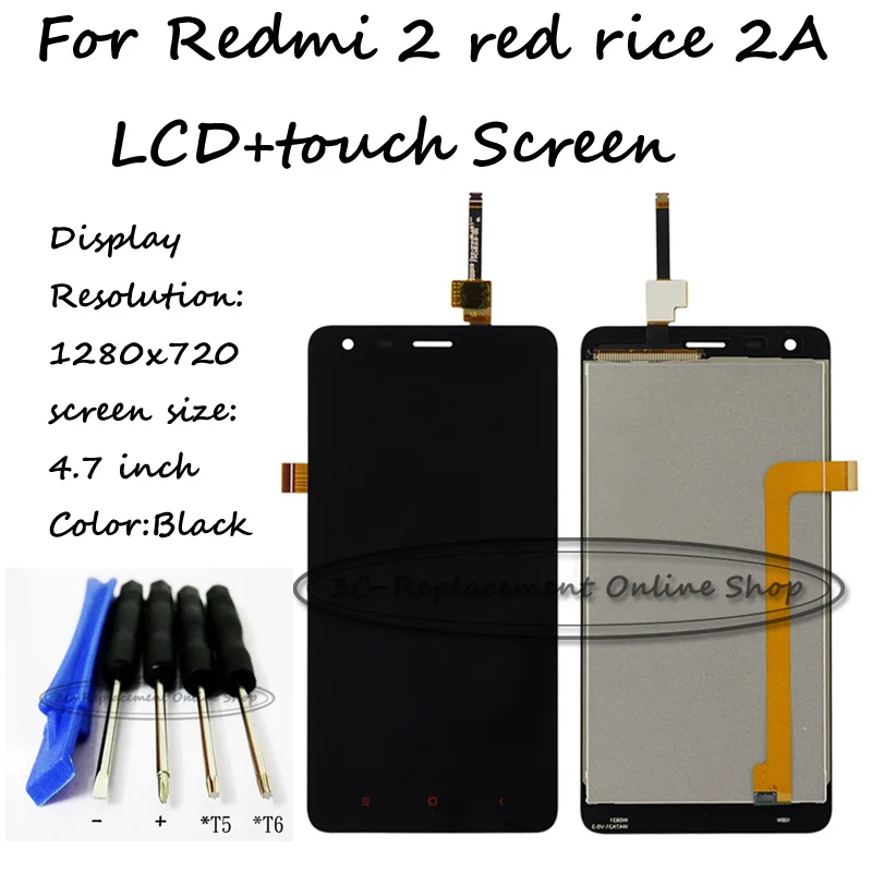 ЖК-дисплей + TP инструменты для Xiaomi hongmi redmi 2 hongmi2 redmi2 red rice 2A сенсорный экран