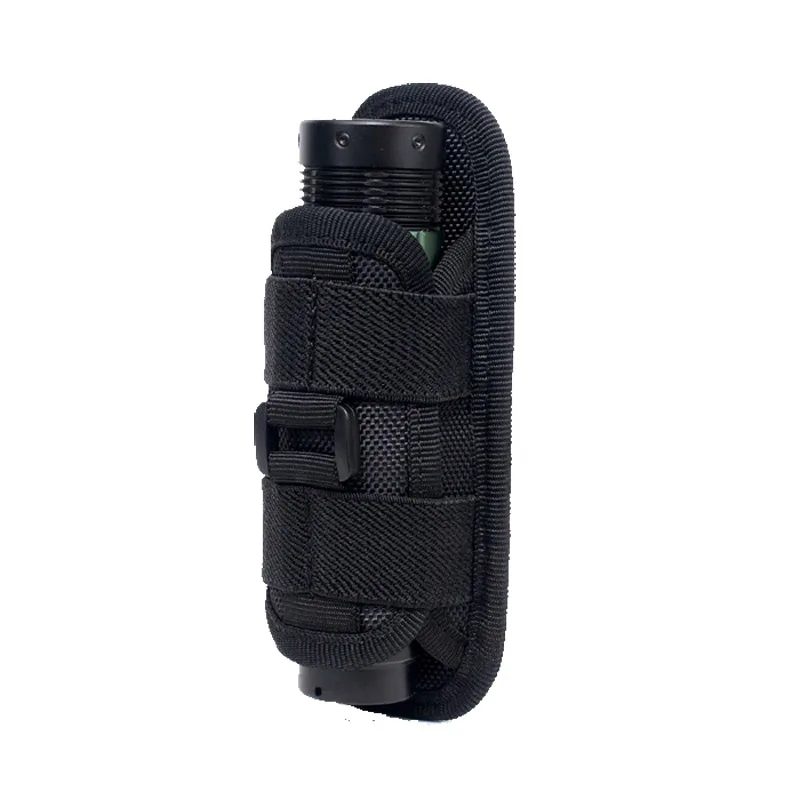 

Tactical Flashlight Bag Military Accessory Bag 360 Degree Rotatable Flashlight Nylon Holster Flashlight Belt Bag