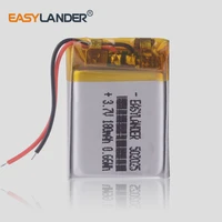 10pcslot 3 7v 502025 180mah polymer battery 052025 bluetooth headset battery rechargeable