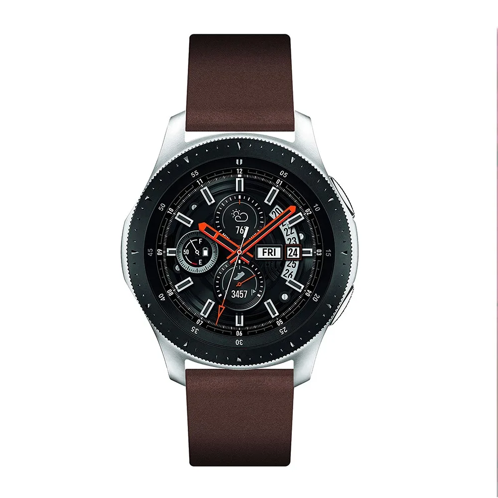 Сменный 22 мм ремешок для Samsung Galaxy Watch 46 кожаный браслет Gear S3 Classic/Frontier Ремешок