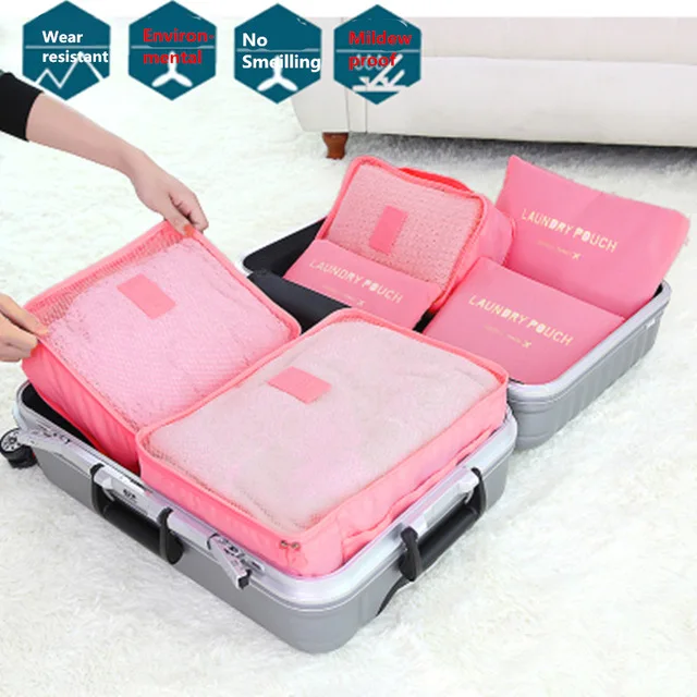 

2019 Travel Organizer Storage Bags Portable Luggage Organizer Clothes Tidy Pouch Suitcase Packing Laundry Bag Storage Case AA