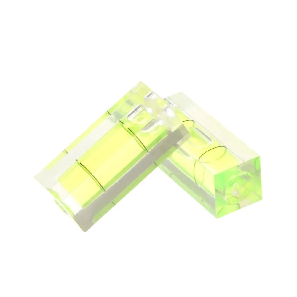 

1 Piece Square Spirit Level Bubble with Magnetic stripe Green 15*15*40mm