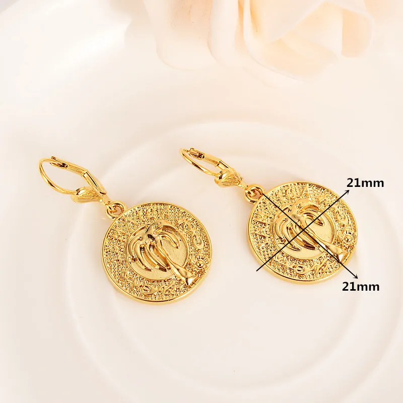 Новинка золотые ювелирные изделия подвеска свадебная капля earringJamaicaPortuga/trinidad/Guyana