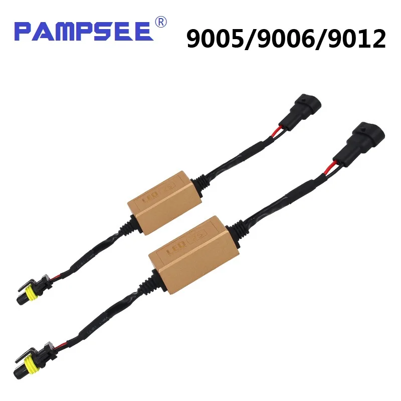 PAMPSEE H4/H7/H8/H11/H13/HB3(9005)/HB4(9006) адаптер проводки CAN шины светодиодсветодиодный лампа