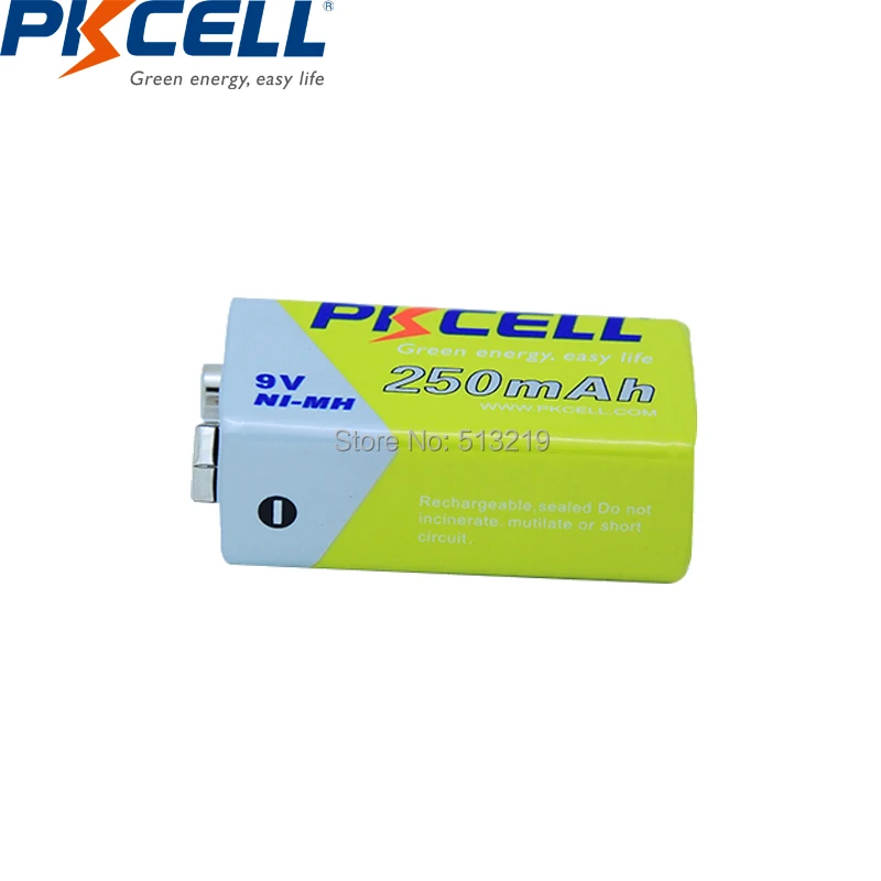 2x NIMH 9 V аккумуляторная батарея 250 MAH заменить на 6LR61 E22 MN1604 522 6f22 для микрофона