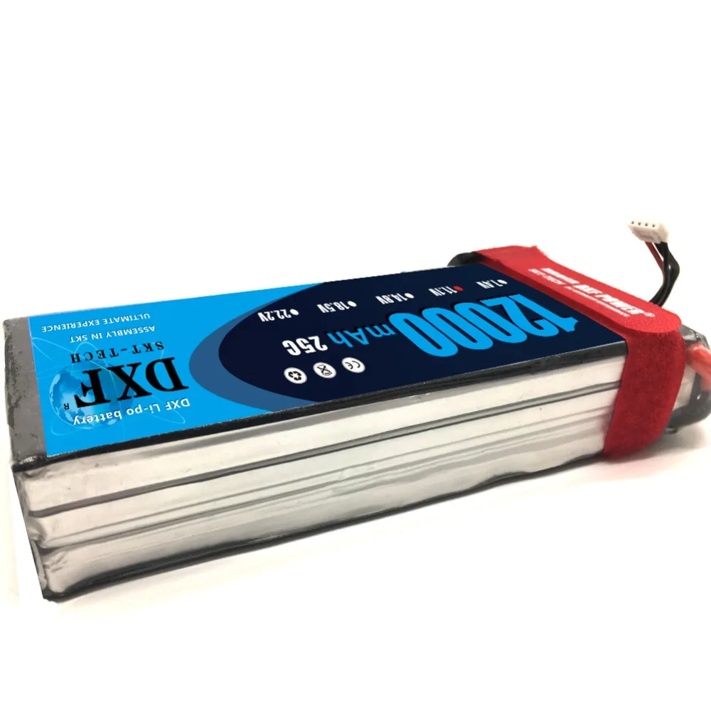 Литий-полимерный аккумулятор DXF 12000 мАч 11 1 В 3S 25C 60C для радиоуправляемых
