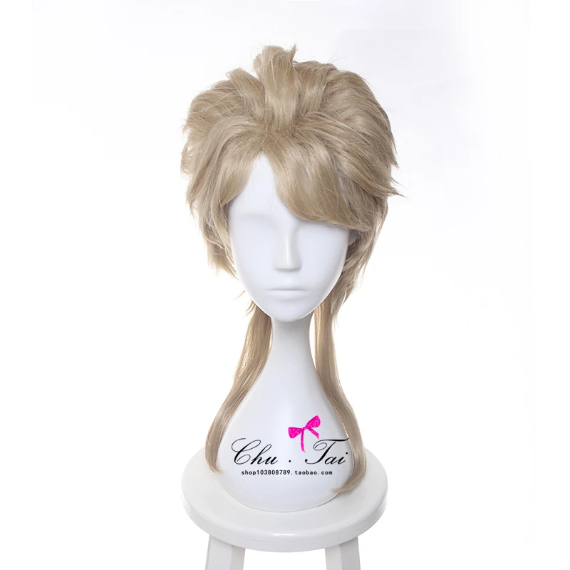 Hair Wig Необычные приключения Джоджо из фильма Дио Брандо косплей костюм парик сапоги - Цвет: Hair Wig