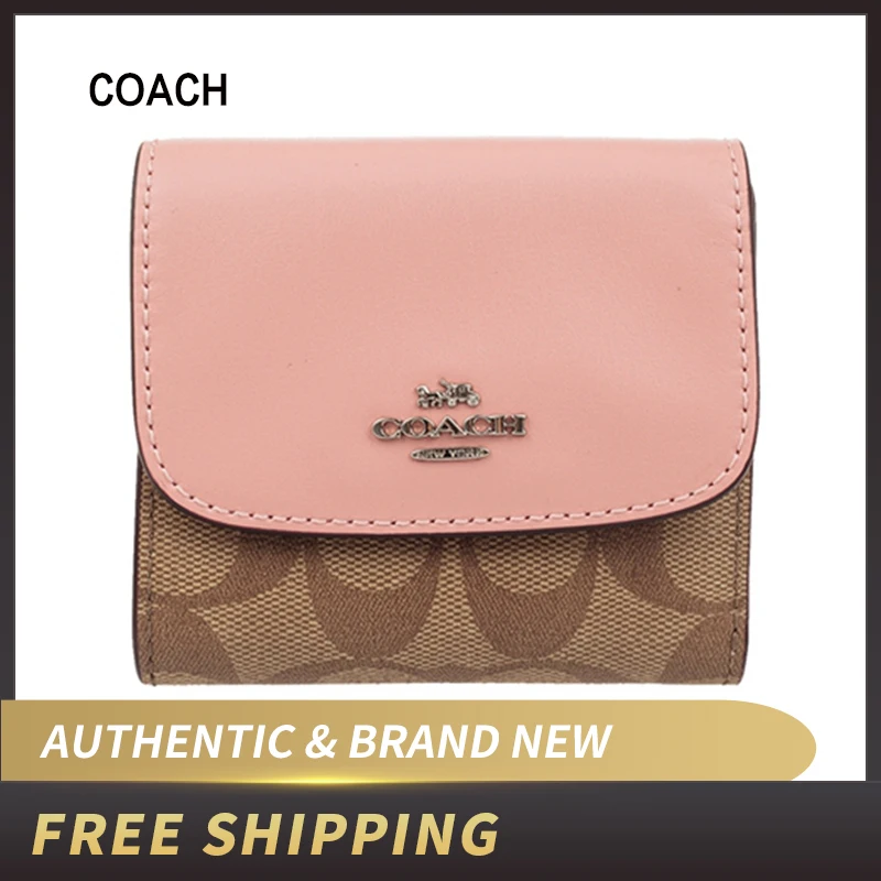 Coach F87589 маленький бумажник из кожи ПВХ F87589