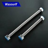 wasourlf hose for kitchen bathroom toilet hose stainless steel 10cm 20cm 50cm 60cm 80cm 1m 1 2m chrome plated pipe for valve