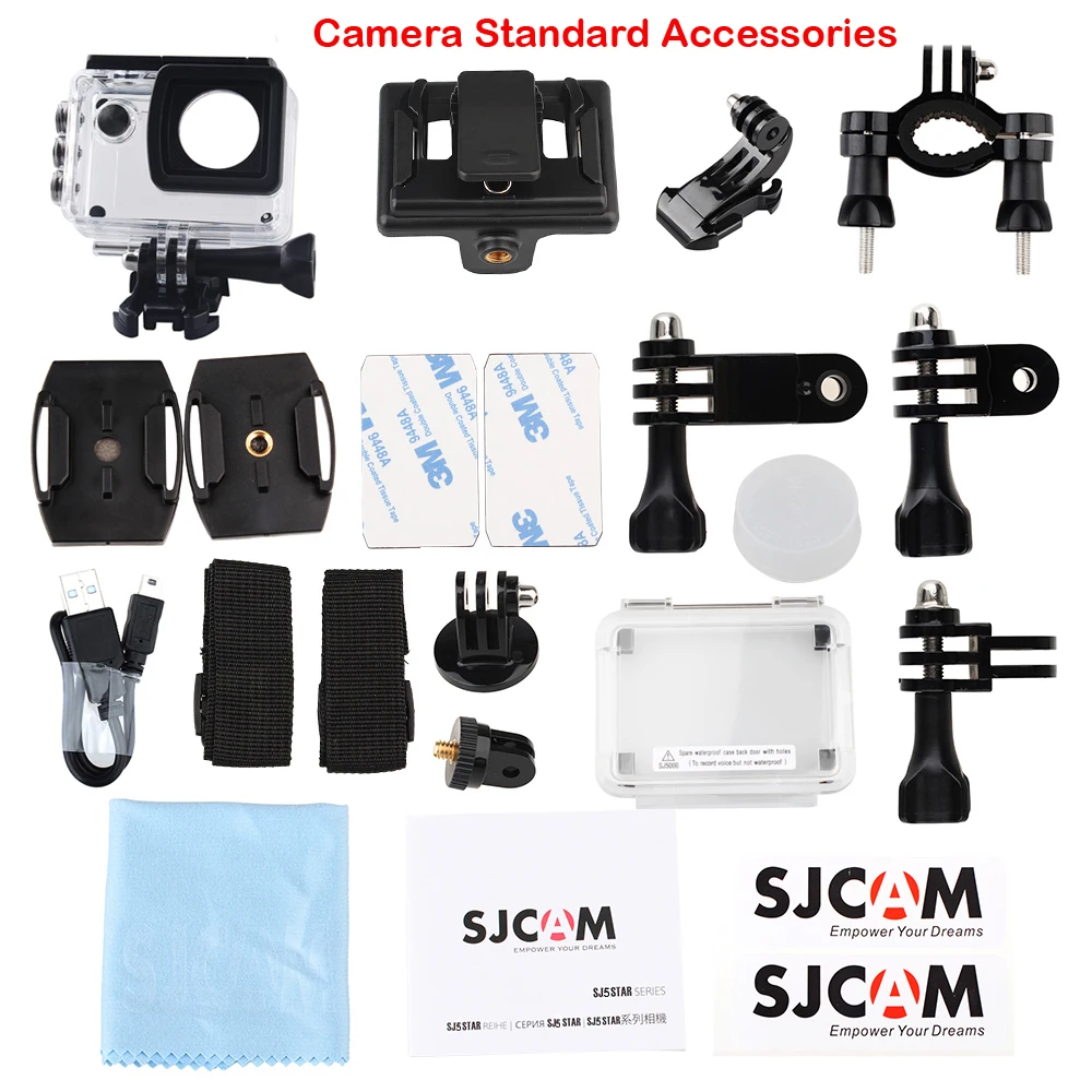 100% Оригинальные SJCAM SJ5000 Wi-Fi Novatek96655 14MP Дайвинг 30m водонепроницаемый мини Спорт