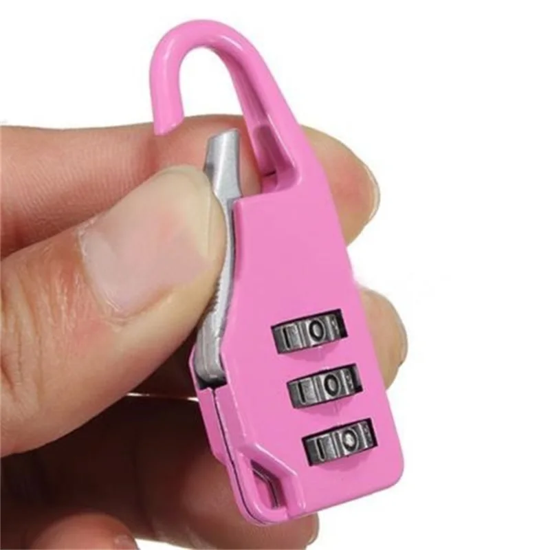 5 шт. 3 значный кодовый замок пару многоцветный полезные дорожные сумки Багажный