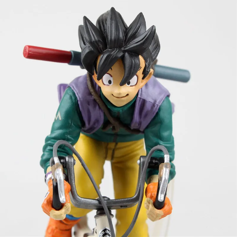 15 см аниме DRAGON BALL Z Супер Saiyan Сон Гоку Велоспорт ПВХ Фигурки битва Версия