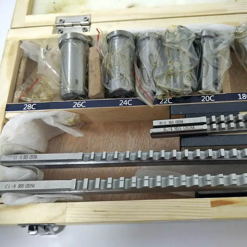 18 шт. HSS метрические брелоки набор 4 мм 5 6 8 Broaches 12 28 режущие втулки для ножей ключей
