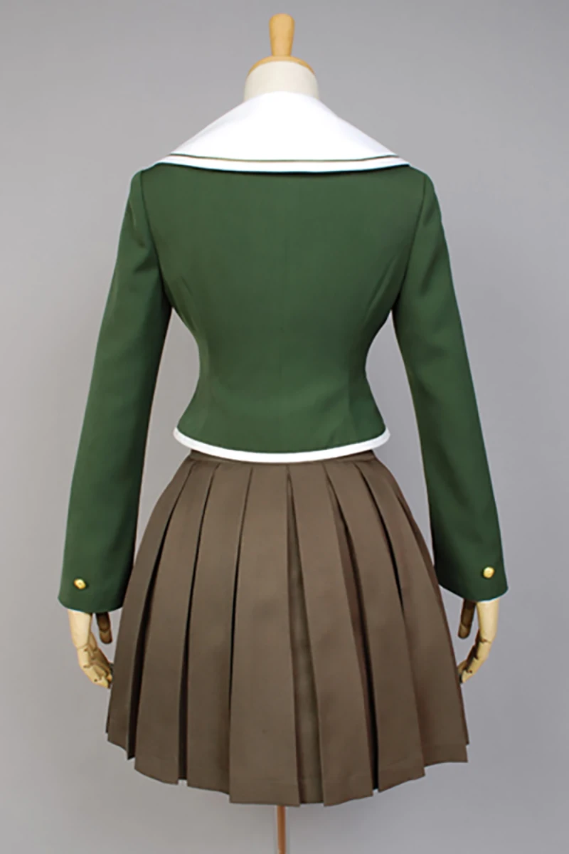 Игровые костюмы Fujisaki Chihiro из данганронпа для косплея милая школьная форма пальто