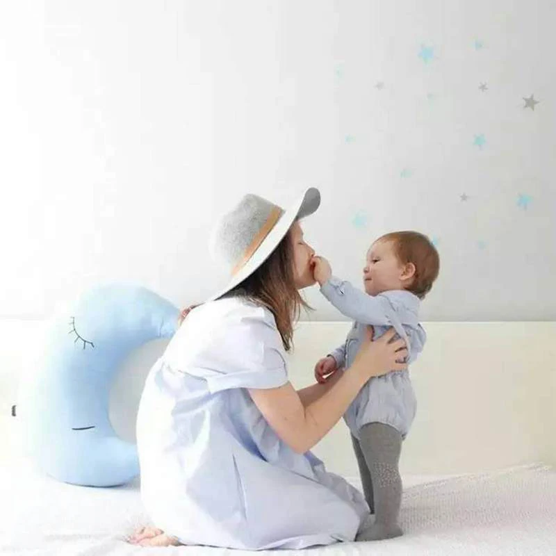 IVYSHION 1 шт. 35 см* 35 см объятия Детская луна Подушка Детская комната украшения реквизит игрушки ресницы Patter домашний декор дорожная подушка для шеи