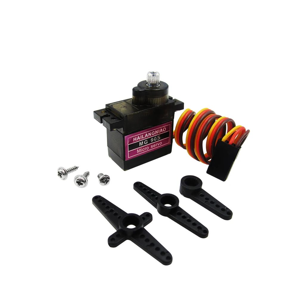 

HAILANGNIAO 1PCS gear Digital MG90S 9g Servo Upgraded SG90 For Rc Helicopter plane boat car MG90 9G