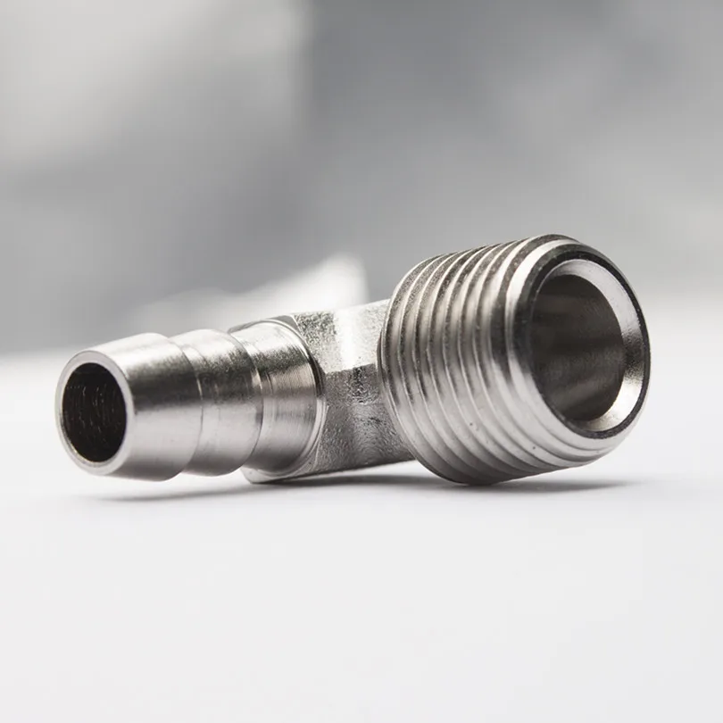 LTWFITTING 90 градусов локоть из нержавеющей стали 316 Барб фитинг 3/8 &quotID Hose x 3/8&quot