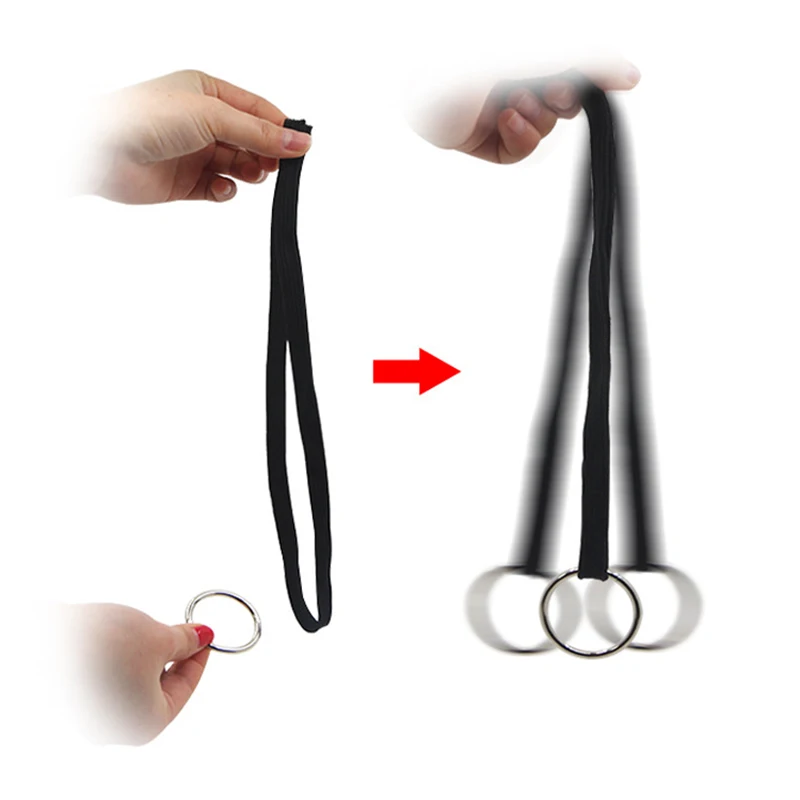 

Ring and Loop Magic Tricks Funy Magia Ring and Rope Close Up Illusion Mentalism Gimmick Props Accessories Hoop Rope Escape Magie