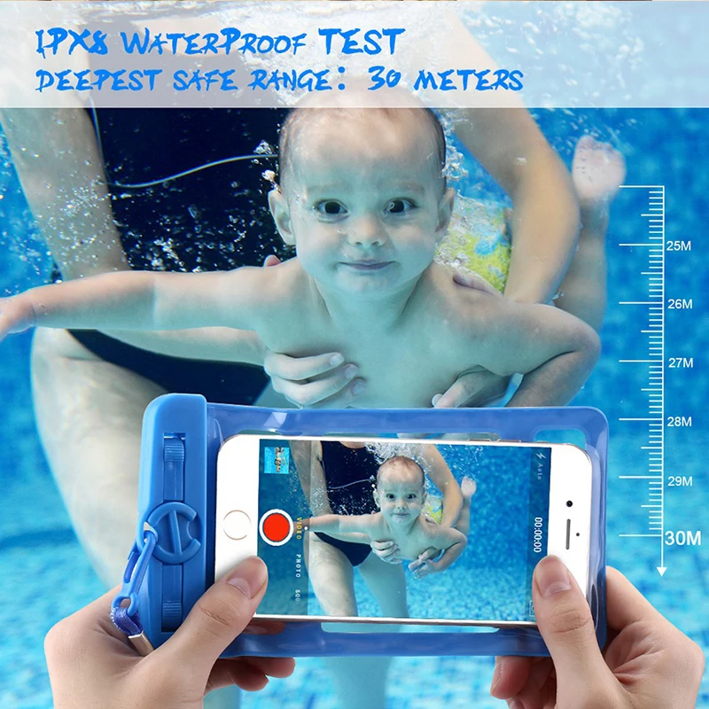 Универсальный Водонепроницаемый Чехол для iPhone X 8 7 6s Plus чехол водонепроницаемый