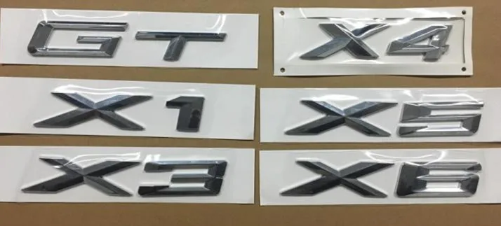OE качество для BMW X1 X3 X4 X5 X6 GT хрома логотип автомобильного стайлинга автомобиля