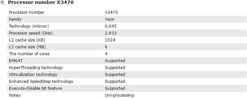 Процессор Intel Xeon X3470, четырехъядерный процессор LGA1156, настольный компьютер, процессор, работающий правильно, серверный процессор