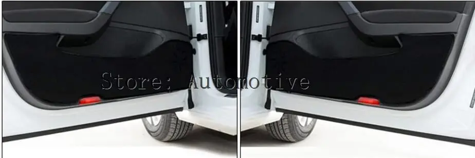 

XUKEY FIT FOR HYUNDAI TUCSON 2016 2017 DOOR ANTI-KICK MAT PAD DOOR KICK PROTECTION MAT ANTI KICK PROTECTOR MAT PAD