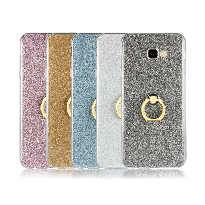 For Samsung Galaxy J4 Plus Mobile phone case Silicone Back Cover Prime J415 SM-J415 protective Ring bracket |