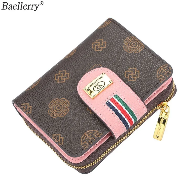 Брендовые Роскошные женские кошельки Baellerry модный клатч классический кошелек с