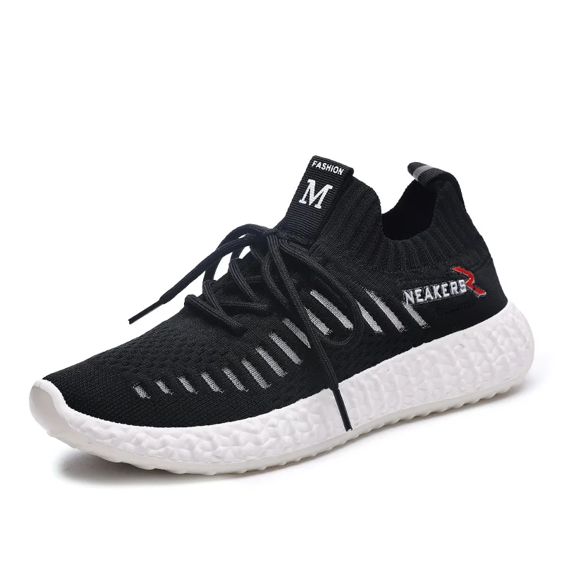 Fly Weaving Women Sneakers Shoes Classic 2019 White Breathable Mesh Sporty Walking Shoe Female Tennis Zapatillas Hombre | Обувь