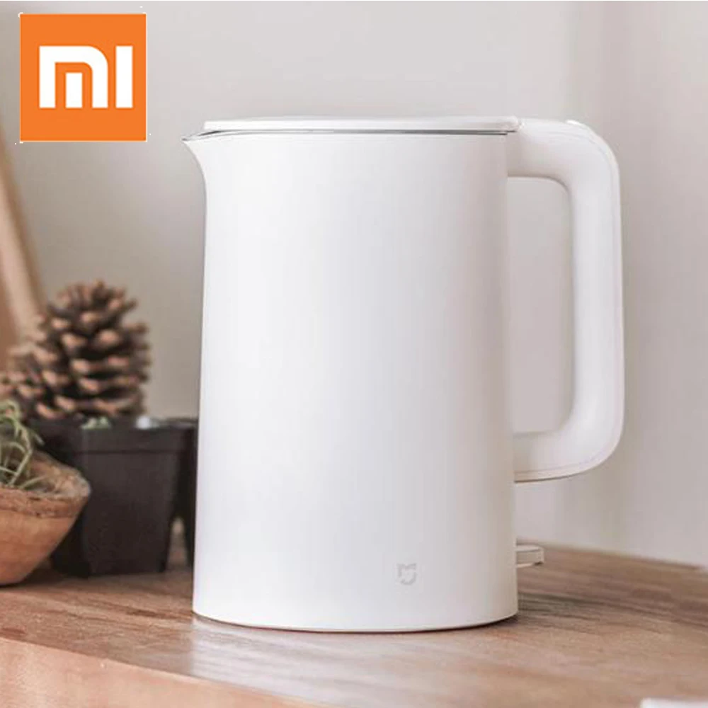 Xiaomi Mijia 1.5L Электрический чайник воды Авто Защита от отключения питания проводной Ручной мгновенный нагрев Электрический чайник