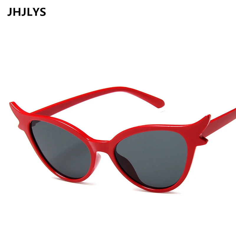 2019 new triangular cat eye sunglasses female stag antler Cateye sun glasses ladies plastic frame gradient UV400 | Аксессуары для