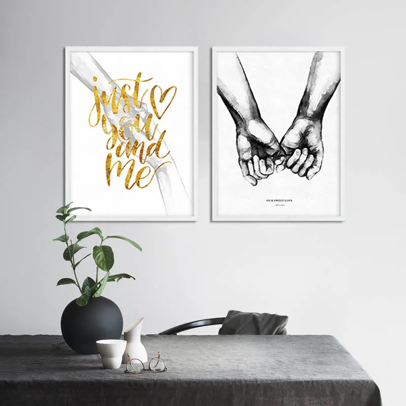 Настенная картина с надписью холст на руку