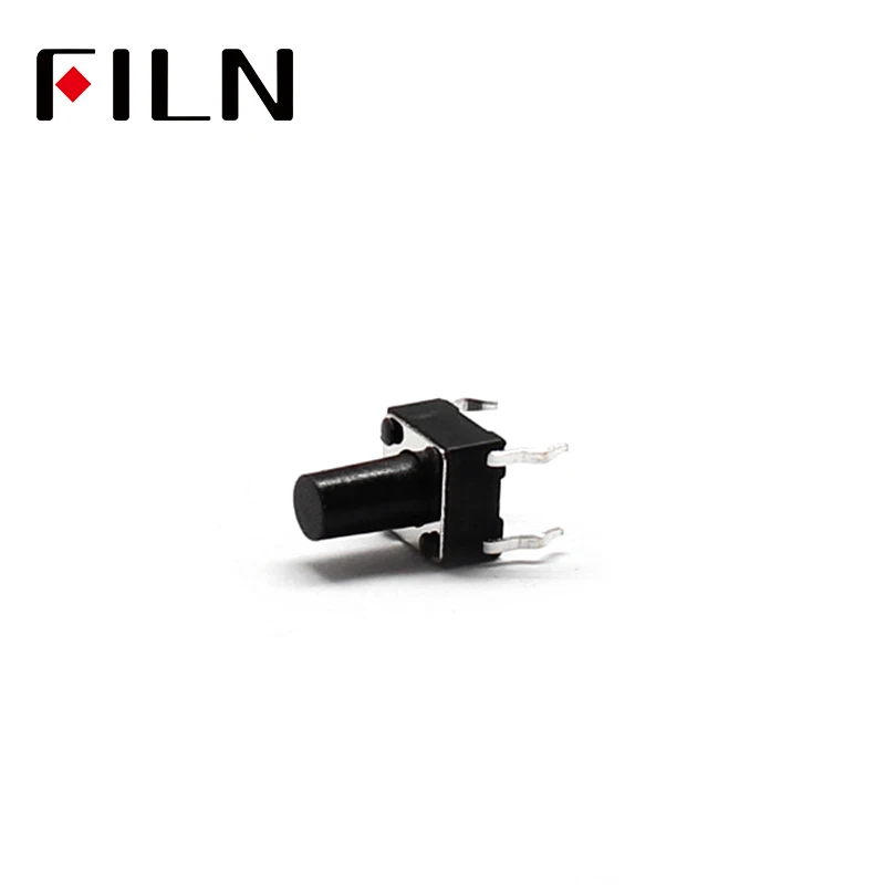 FL7 010 6 * 6J H9 50 шт. 6x6x9мм переключатель Такт кнопочный 12 В медный 4PIN DIP