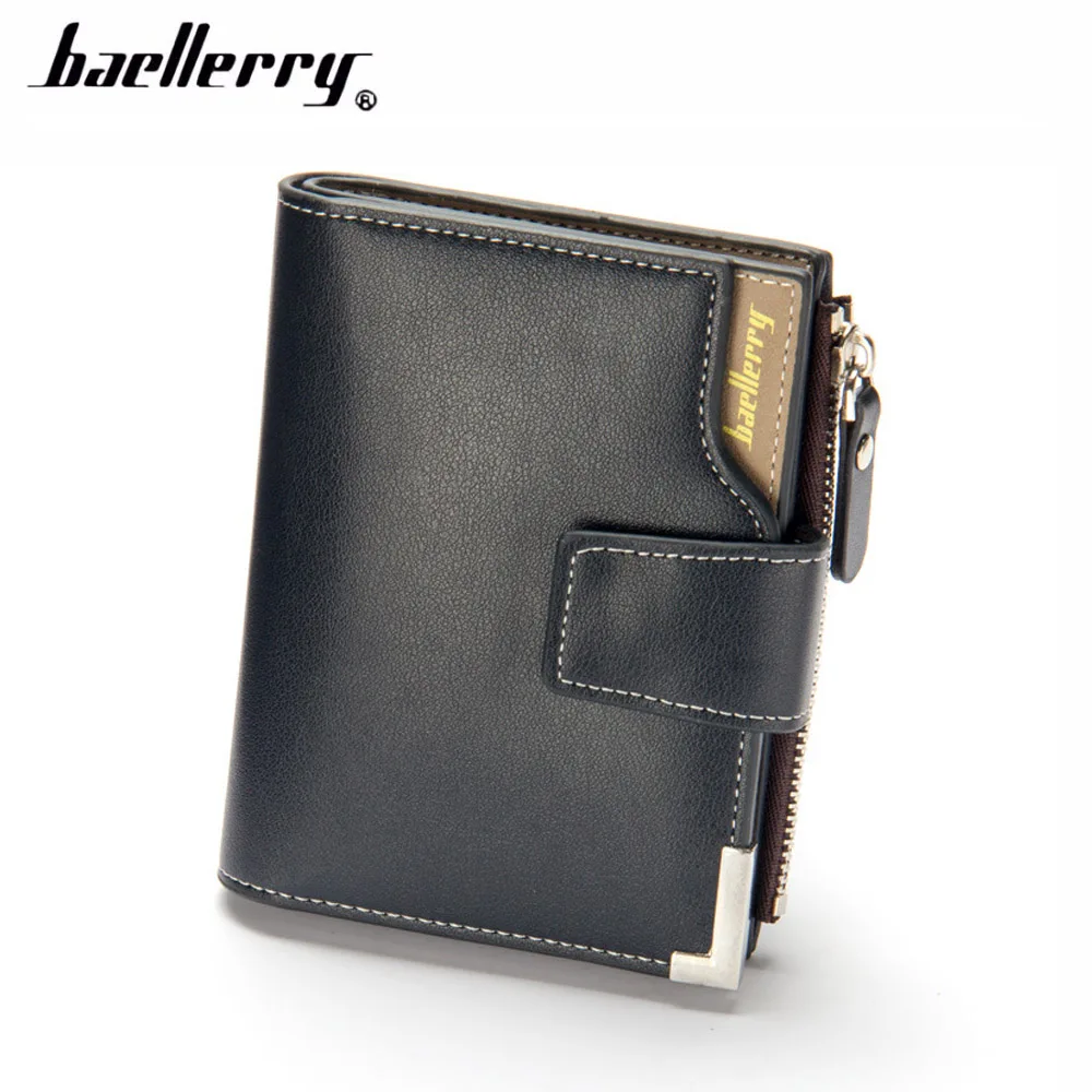 Мужские кошельки Baellerry из искусственной кожи 2019 короткий держатель для карт и