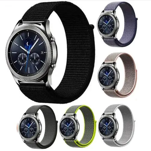 22 мм 20 ремешок для samsung Шестерни S3 s2 Спорт Frontier классический часов huami amazfit bip galaxy